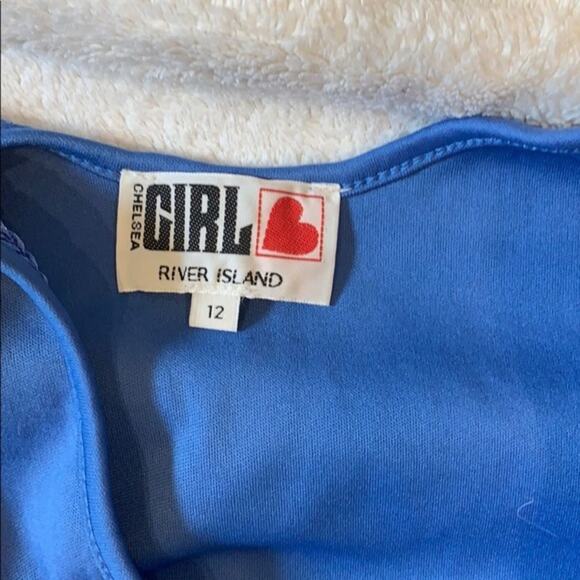Chelsea Girl by River Island Blue Mini Sundress | Sz US8 - Picture 4 of 5